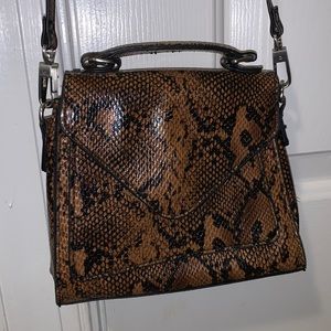 Urban Outfitters snakeskin crossbody mini purse